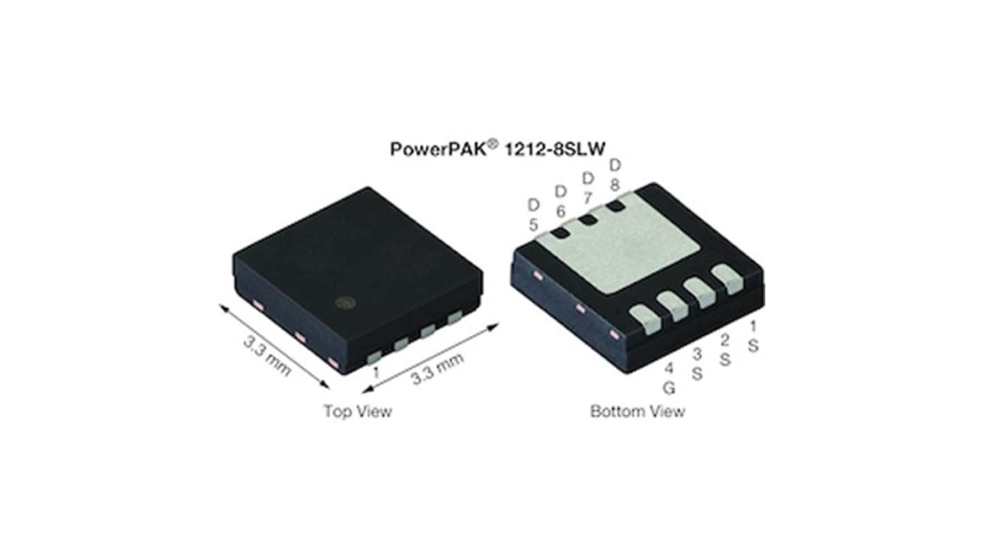 Vishay SQS174ELNW N-Channel MOSFET, 87 A, 72 V, 8-Pin PowerPAK SQS174ELNW-T1_GE3