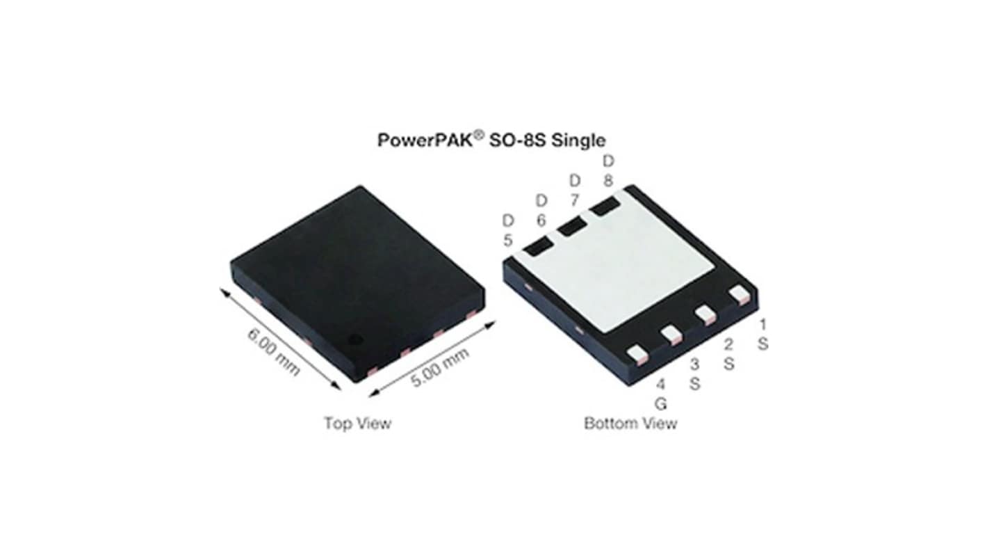 Vishay SIRS5702DP N-Channel MOSFET, 119 A, 150 V, 8-Pin PowerPAK SIRS5702DP-T1-RE3