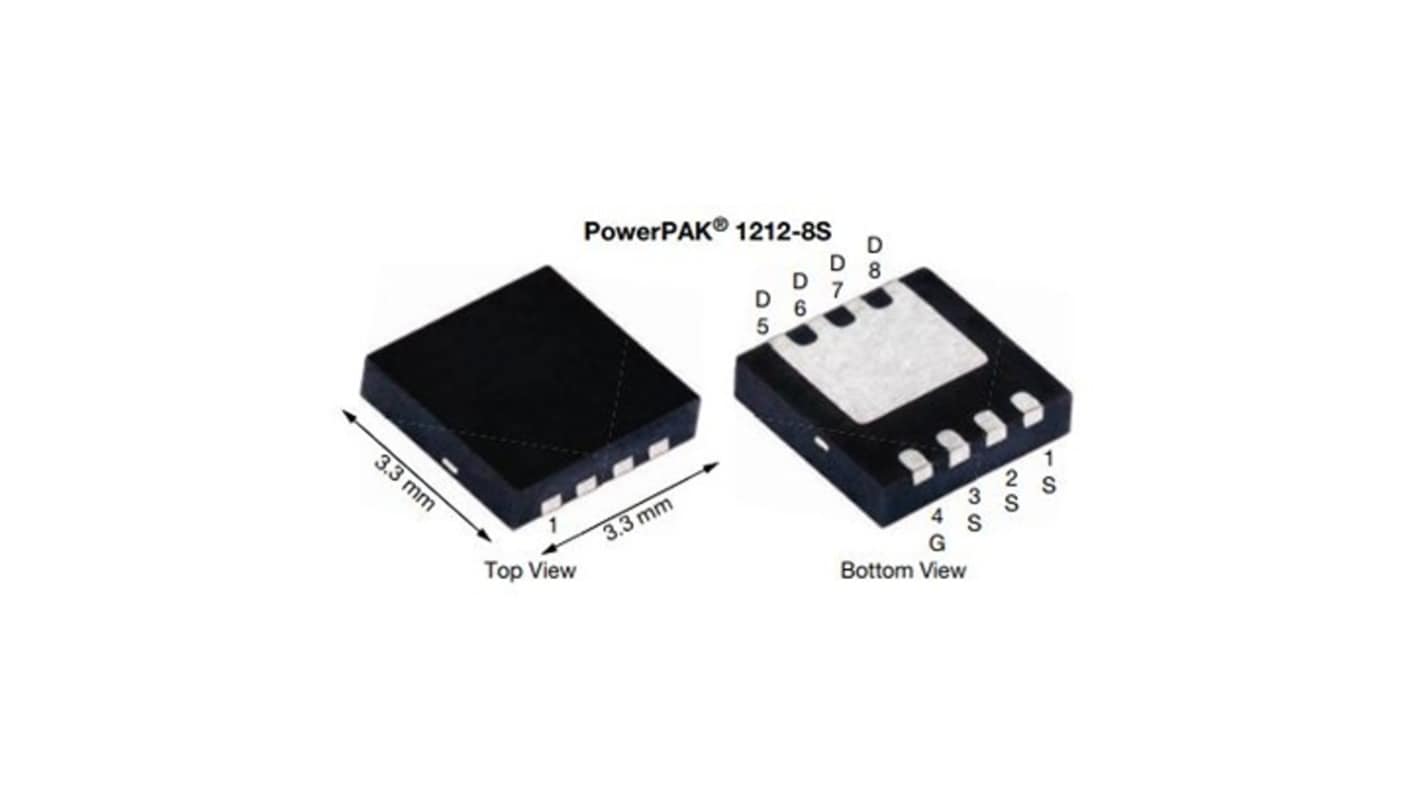 Vishay SISS5812DN N-Channel MOSFET, 42.8 A, 80 V, 8-Pin PowerPAK SISS5812DN-T1-GE3