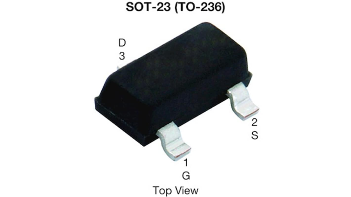 Vishay SQ2389CES P-Channel MOSFET, 4.1 A, 40 V, 3-Pin SOT-23 SQ2389CES-T1_GE3