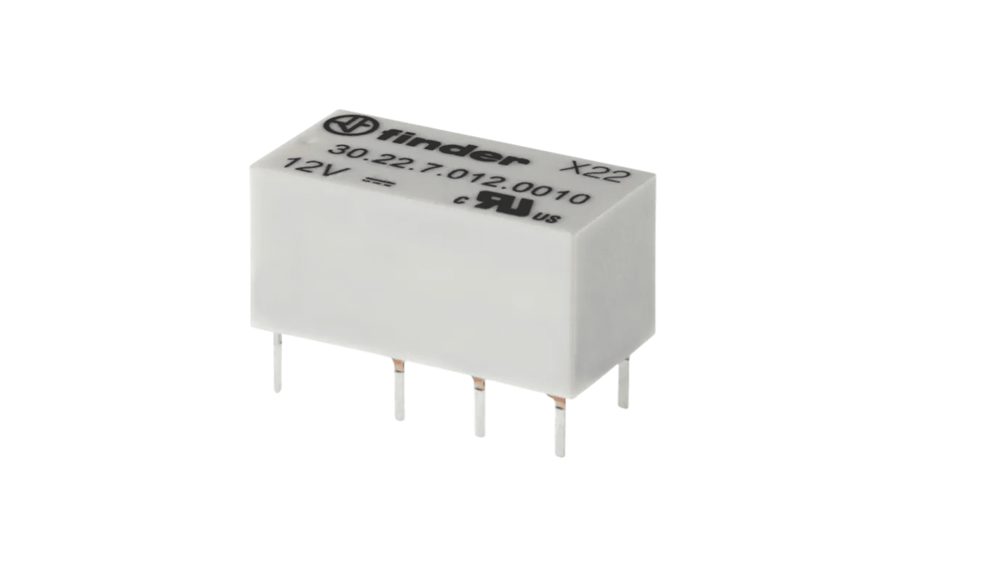 Finder PCB Mount Signal Relay, 5V dc Coil, 2A Switching Current, SPDT