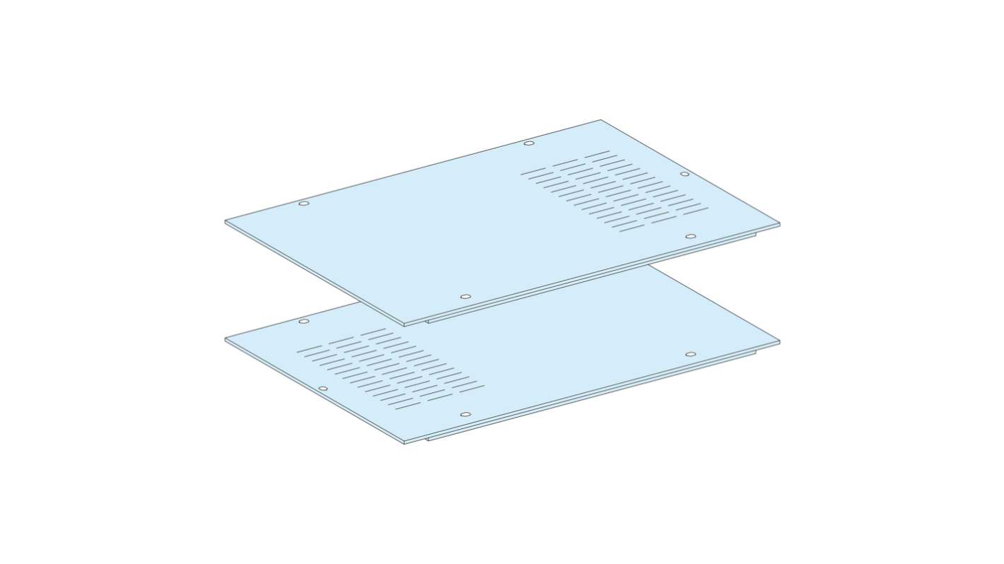Schneider Electric LV Series RAL 9003 White Sheet Steel Rear Panel, 2000mm H, 800mm W, for Use with PrismaSeT P