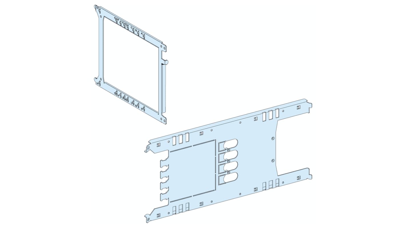 Schneider Electric LVS Series Sheet Steel Mounting Plate for Use with Enclosure, 575 x 245mm