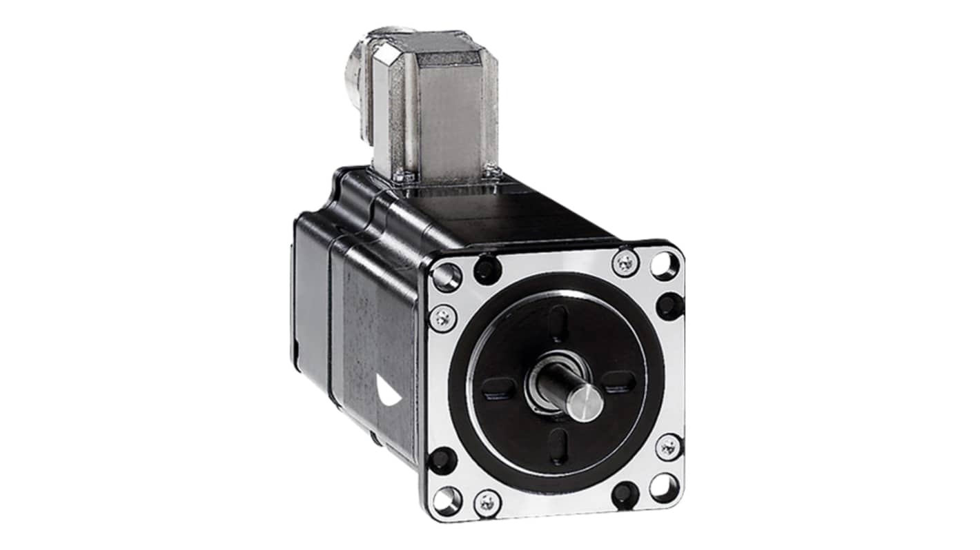 Schneider Electric BRS Series Single Shaft Stepper Motor, 1.7Nm Torque, 48 V, 1.8°, 57.2 x 57.2mm Frame, 8mm Shaft