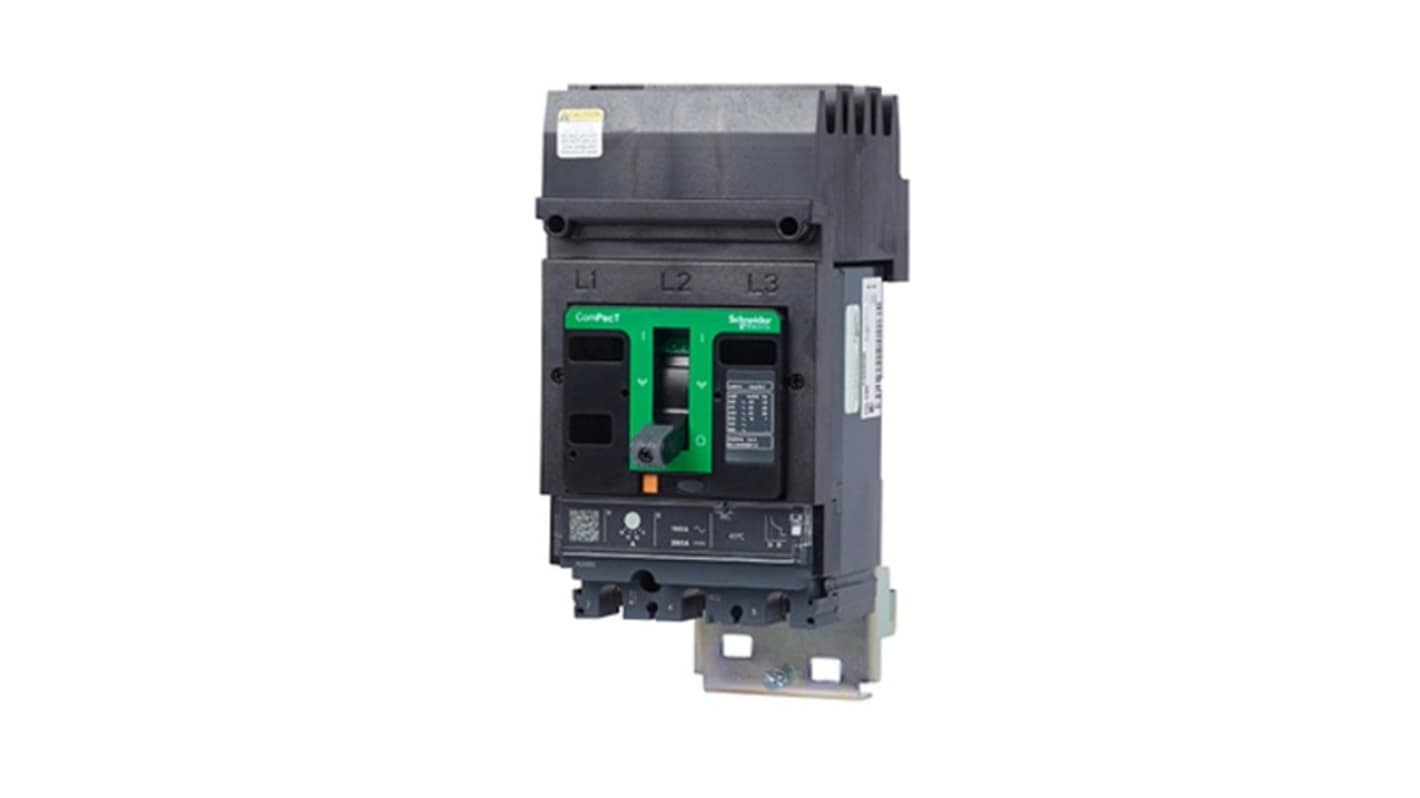 Schneider Electric, ComPacT NSX MCCB 3P 250A, Breaking Capacity 36 kA, Panel Mount