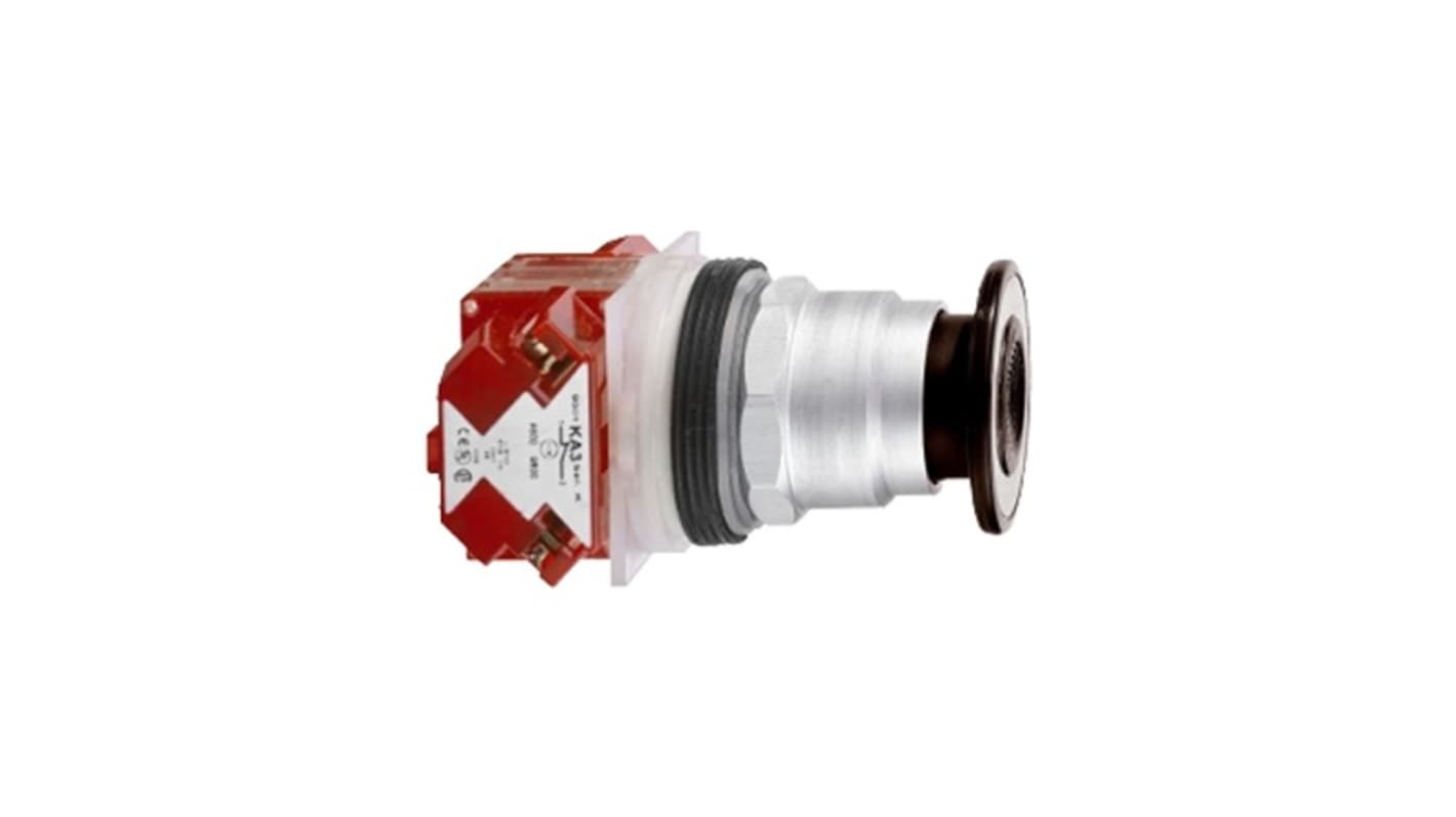 Schneider Electric Harmony 9001SK Series Push Button, Spring Return, Screw Mount, 30mm Cutout, DPST, 250V, IP66