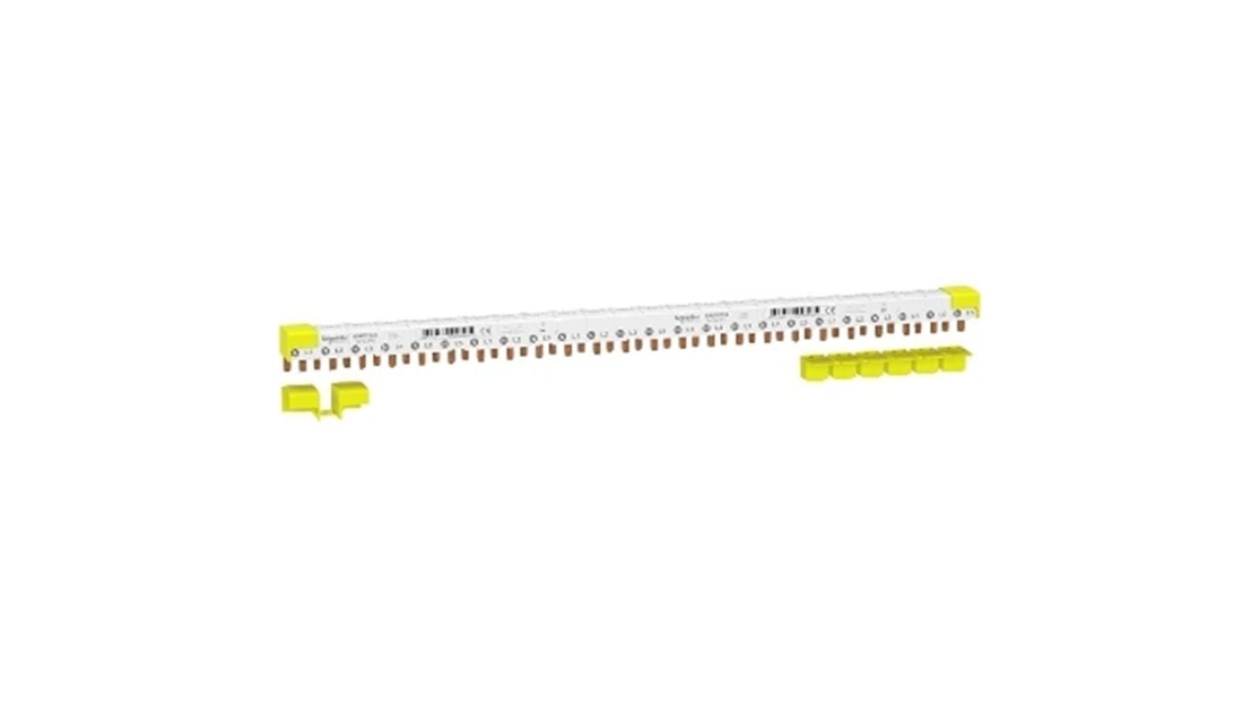Schneider Electric Acti9 3, 3+N Phase Busbar, 230/400V ac, 9mm Pitch