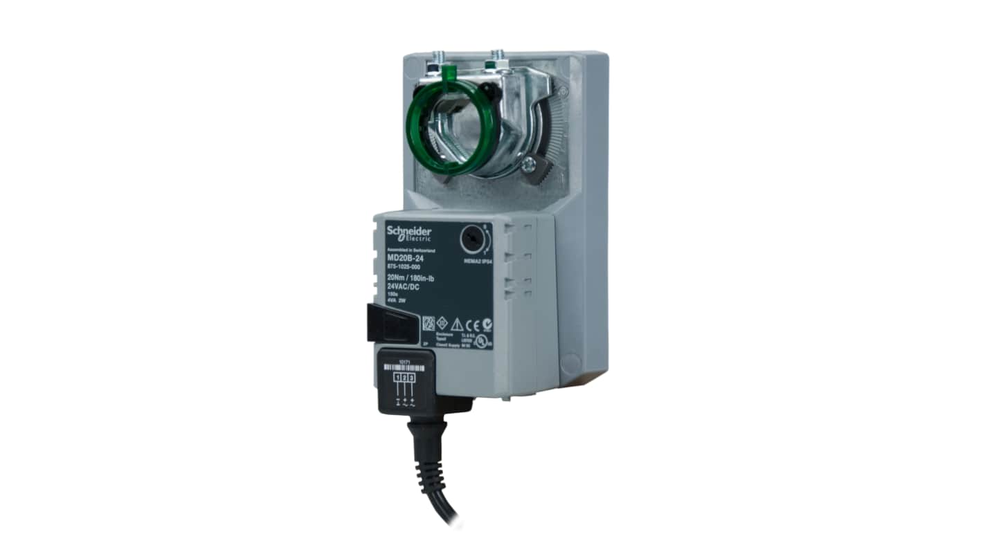 Schneider Electric On/Off Switch Damper Actuator, 20Nm, 24 V