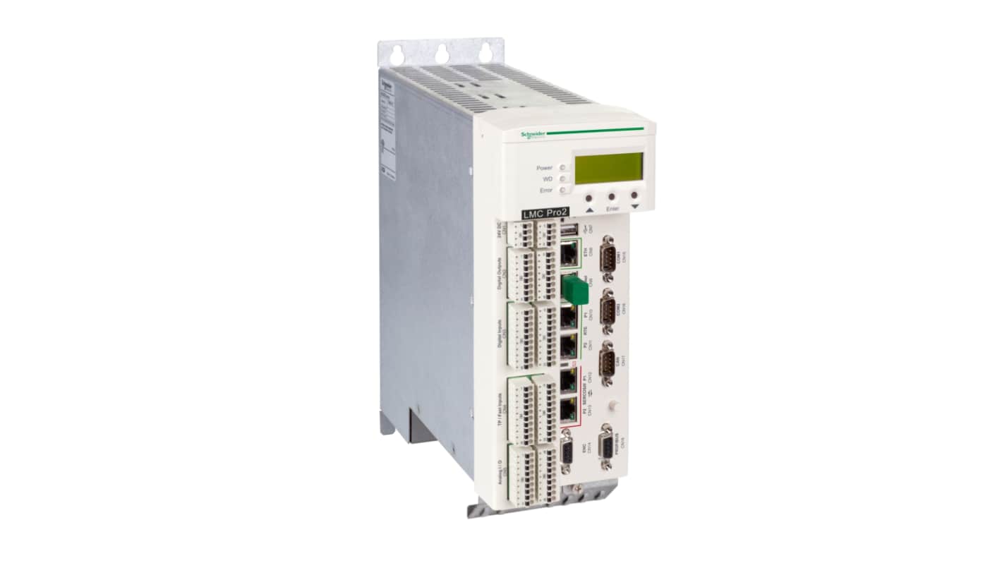 Schneider Electric LMC Series Controller, Analog, Digital, Interrupt, Touch Probe, Analogue, Digital, 24 V dc