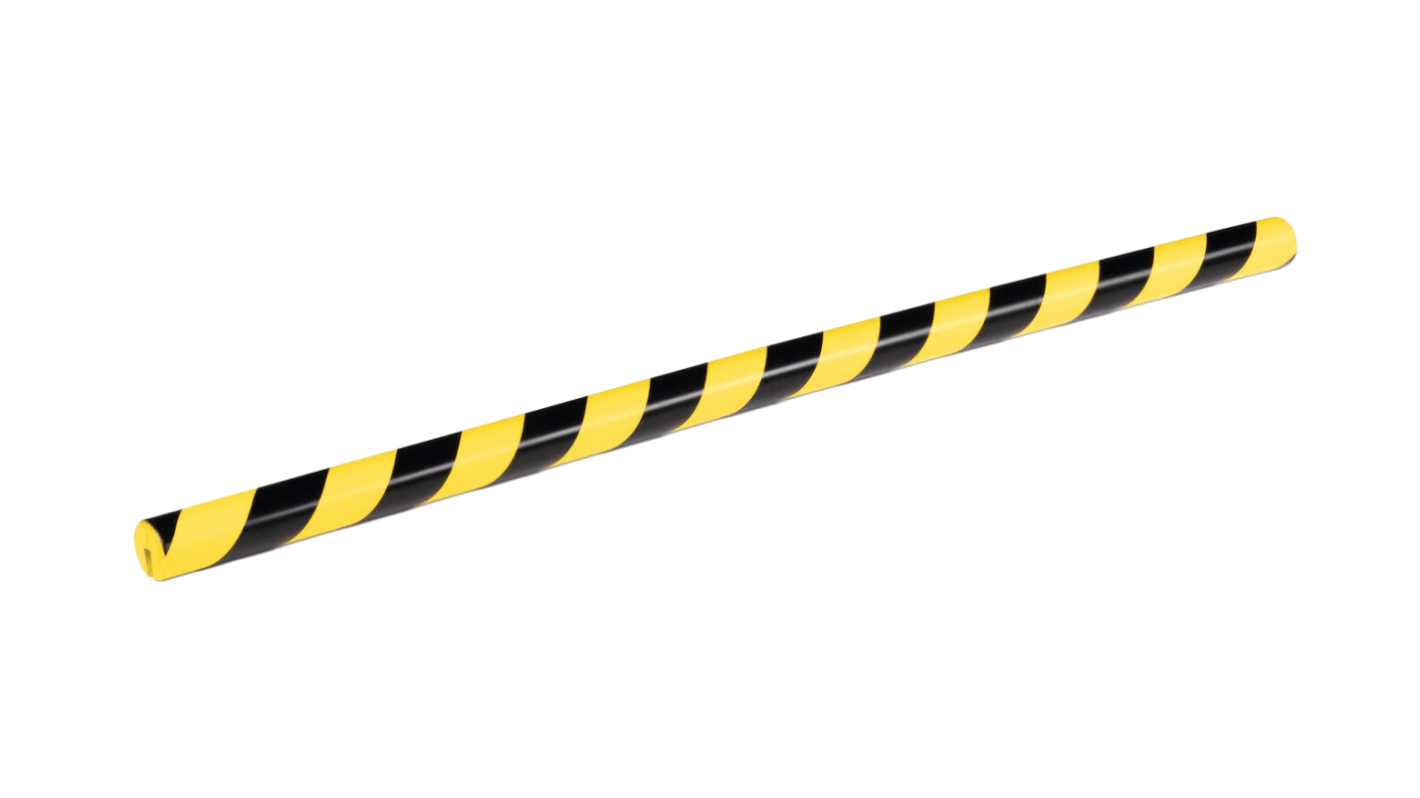 Durable Black, Yellow Corner Protector 1000mm x 40mm 40mm