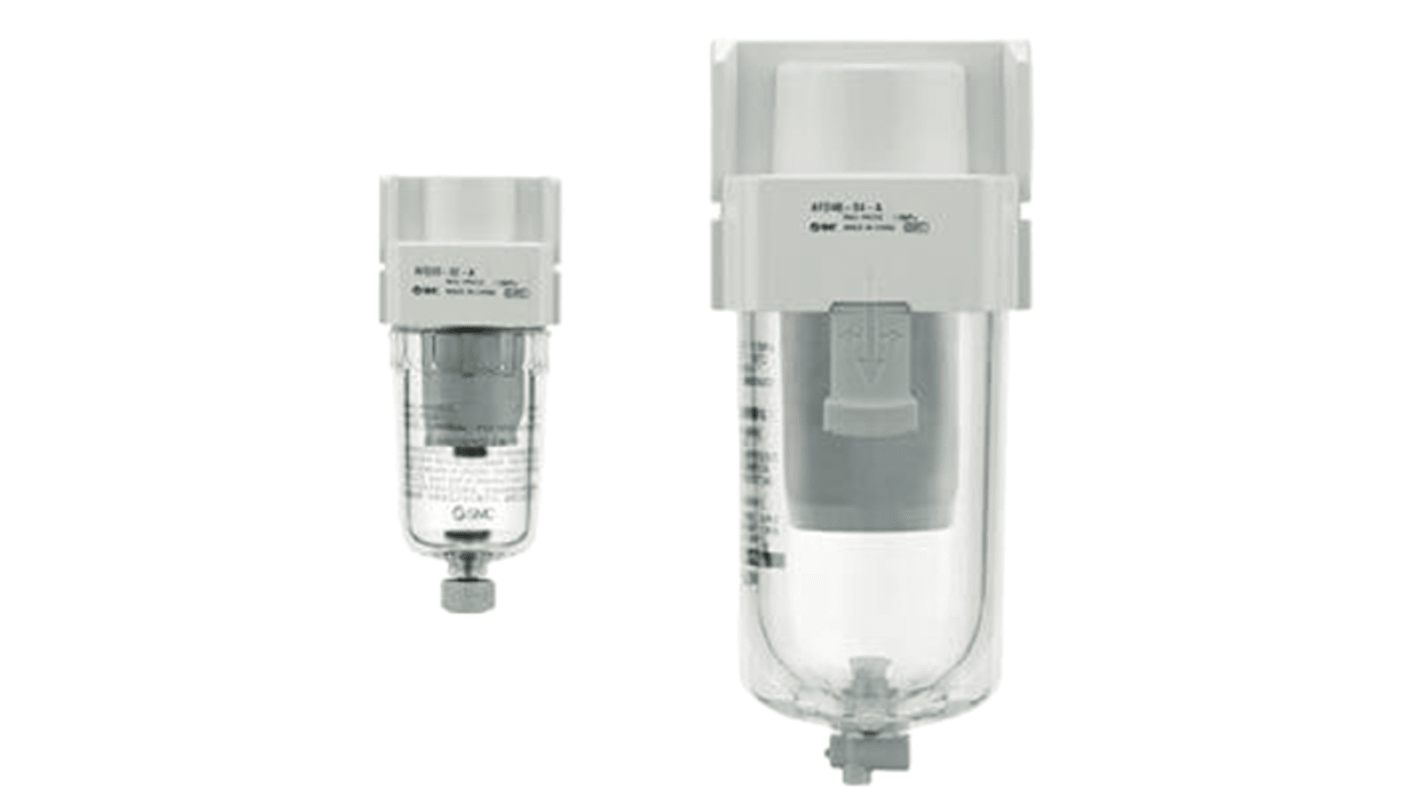 SMC 600 L/min G 1/2 Mist Separator, 0.01μm filtration, 0.05MPa to 100 bar