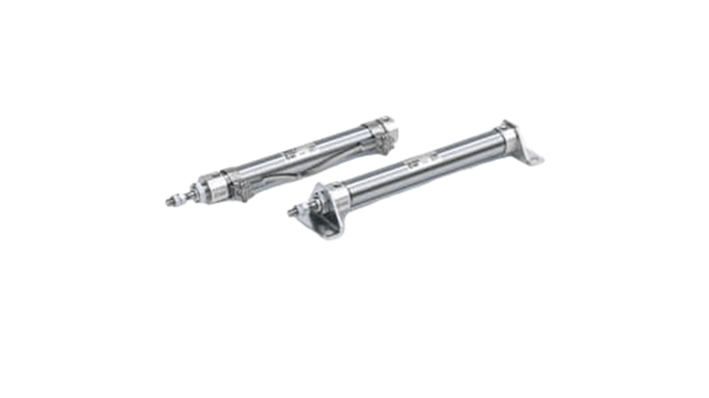 SMC Pneumatic Cylinder - CJ2B6-30RZ, 6mm Bore, 30mm Stroke, CJ2 Series, Single Acting