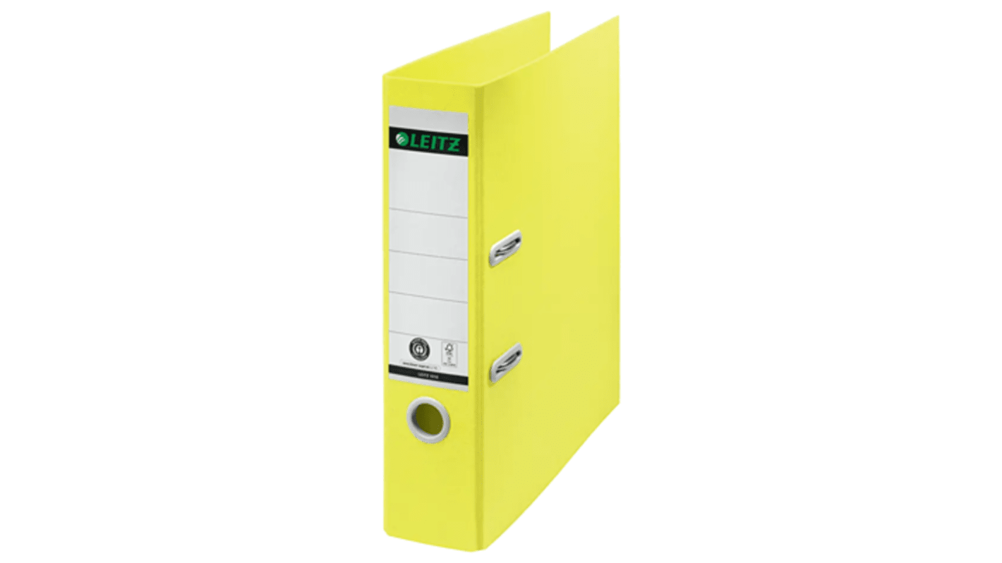 Yellow A4 Lever Arch Job File