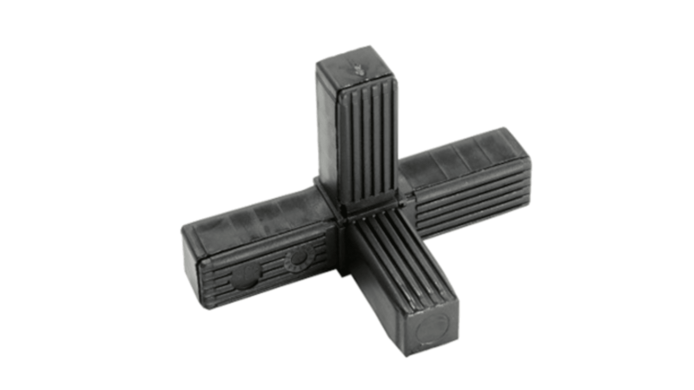 Steel Core Tube Connector, Square Tube Connector, Strut Profile 25 mm