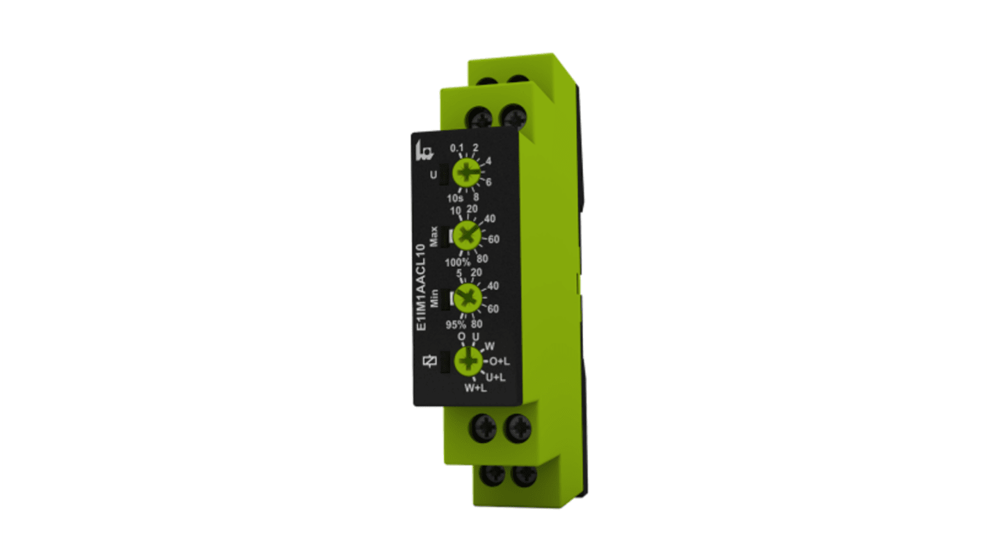Current Monitoring Relay, 1 Phase, SPDT, 230V ac, DIN Rail