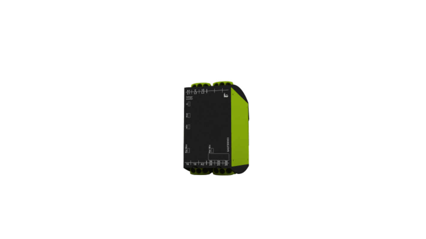 Voltage Monitoring Relay, 1 Phase, DPDT, 230V ac, DIN Rail