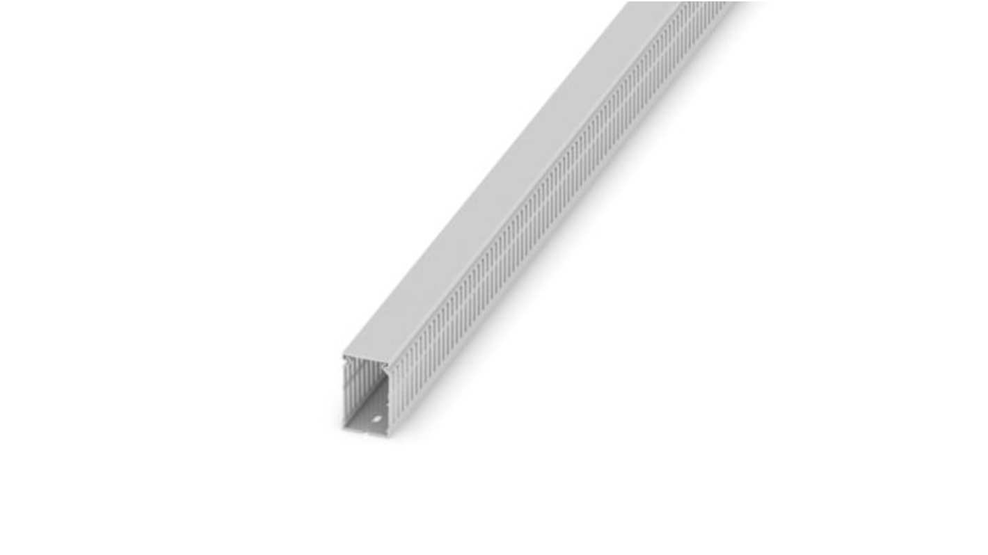Phoenix Contact CD Grey Cable Trunking - Open Slot, W40 mm x D60mm, L2m, PVC