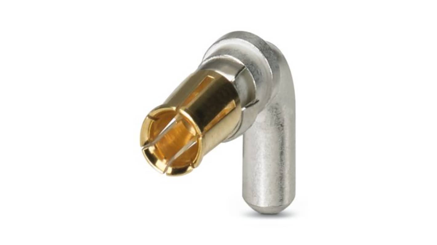 Phoenix Contact, VS Series, size 3.8mm Female PCB D-sub Connector Contact, Gold, Tin Turned