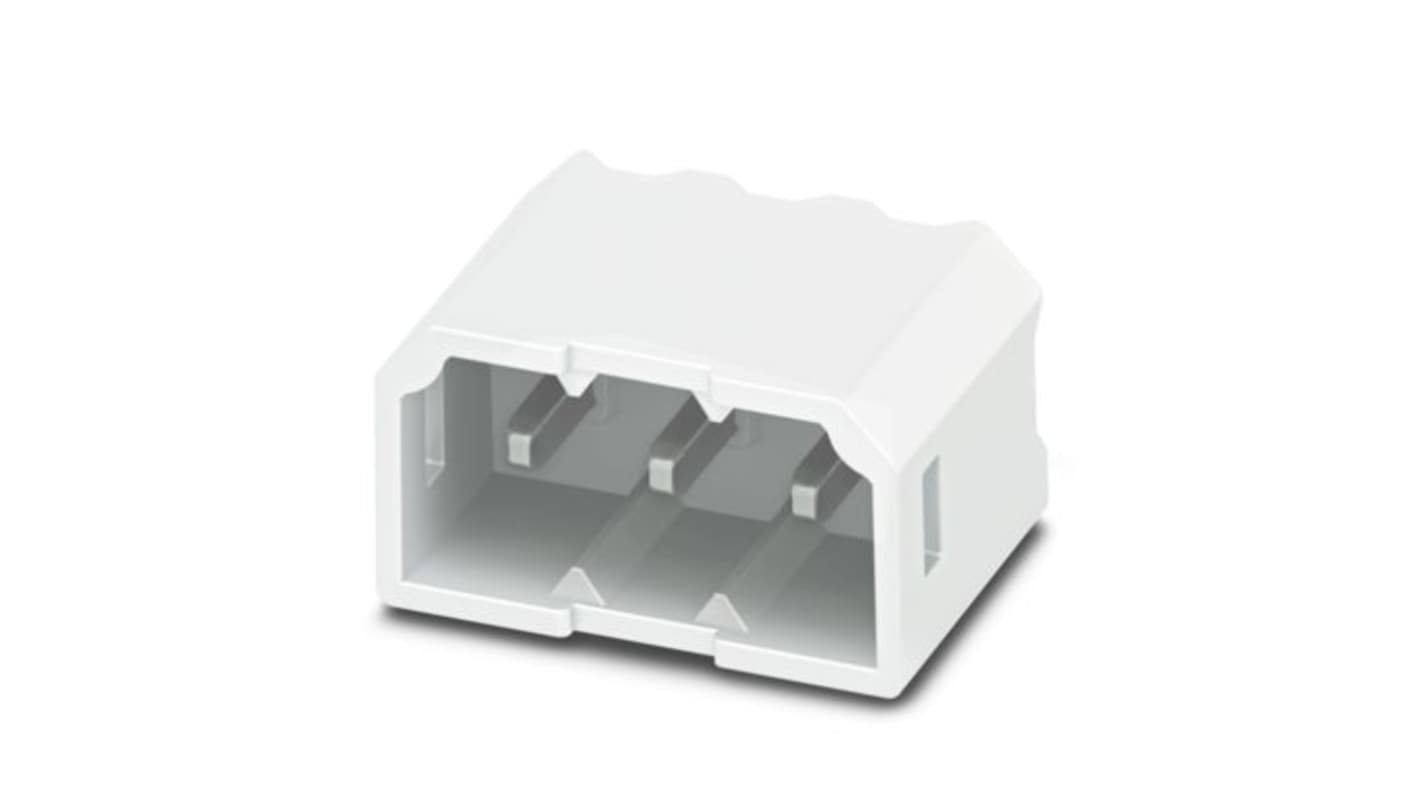 Phoenix Contact PTSM Series Straight Solder Mount PCB Header, 3 Contact(s), 2.5mm Pitch, 1 Row(s), Shrouded