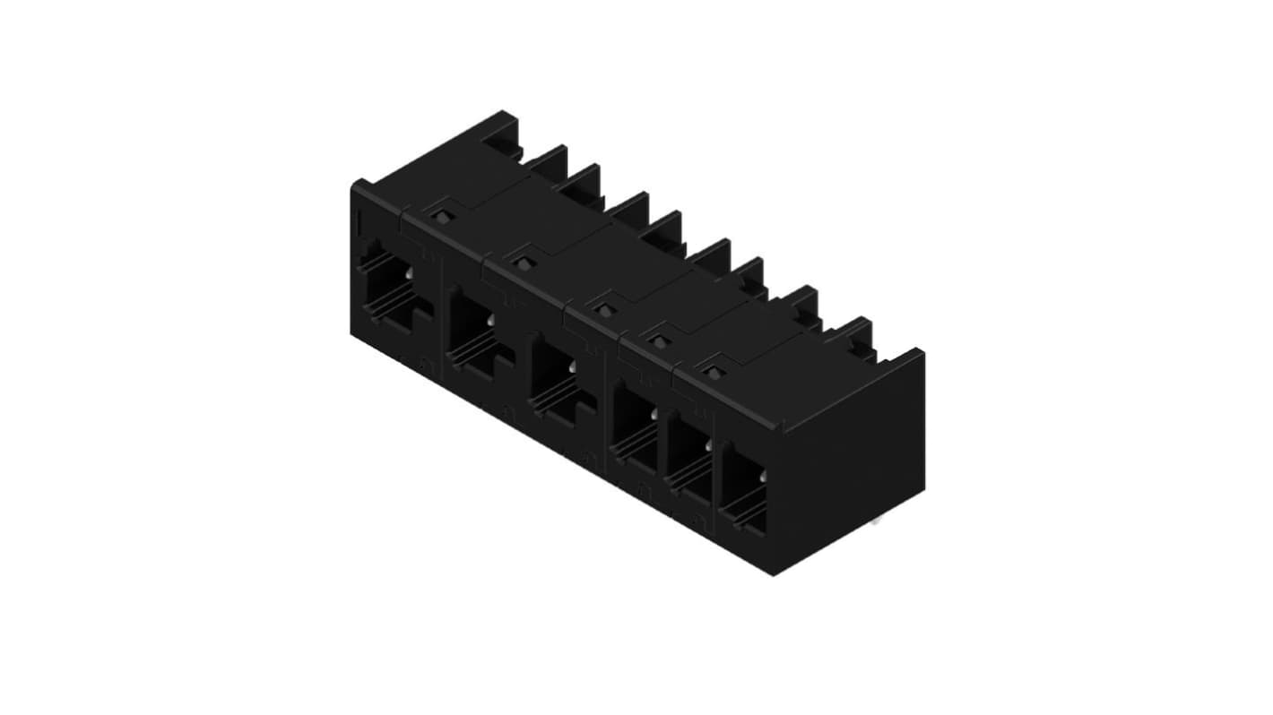 Weidmüller OMNIMATE4.0 Series Terminal Block Connector, 6-Contact, 7.5mm Pitch, PCB Mount, 1-Row, Through Hole