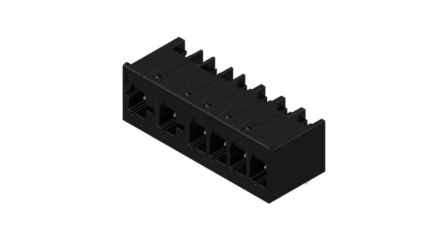 Weidmüller OMNIMATE4.0 Series Terminal Block Connector, 6-Contact, 7.5mm Pitch, PCB Mount, 1-Row, Through Hole
