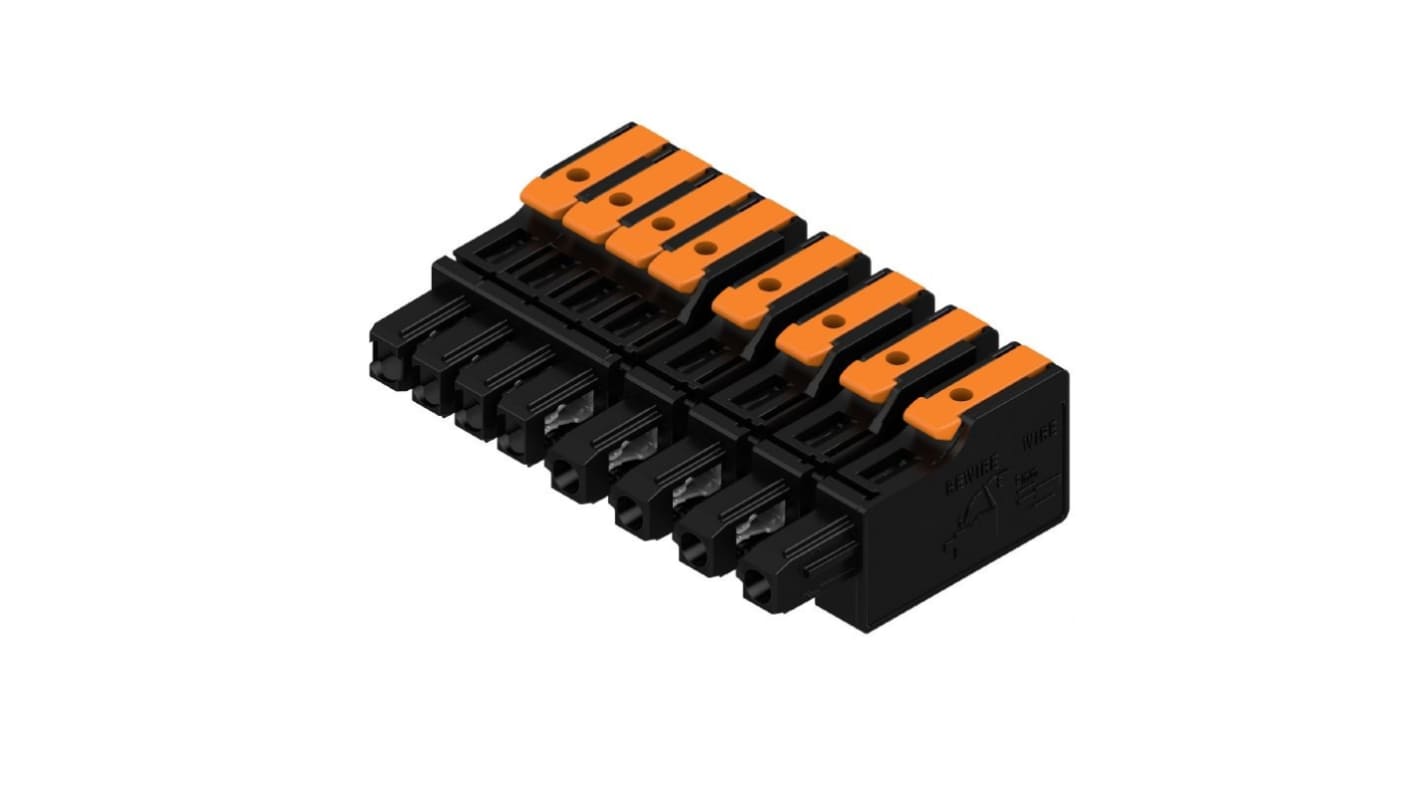 Weidmüller, 7.5mm Pitch, OMNIMATE 4.0, 8 Way, , Pluggable Terminal Block, Hybrid Header, PCB Mount, Snap In