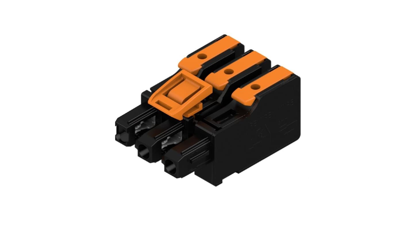 Weidmüller, 7.5mm Pitch, OMNIMATE 4.0, 3 Way, , Pluggable Terminal Block, Hybrid Header, PCB Mount, Snap In