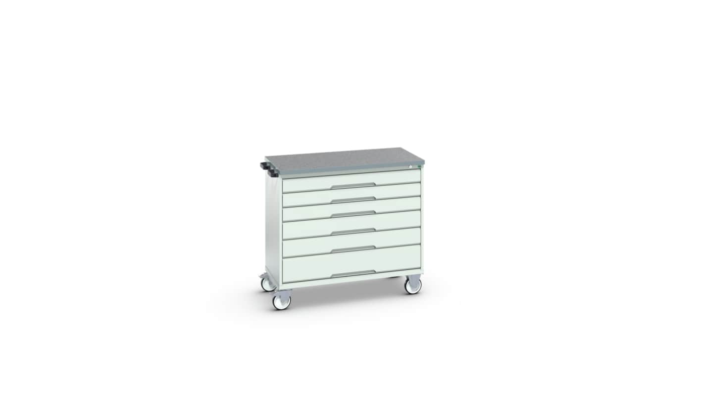 6 Drawer Sheet Steel Floor Standing Cabinet, 1050 x 600 x 980mm