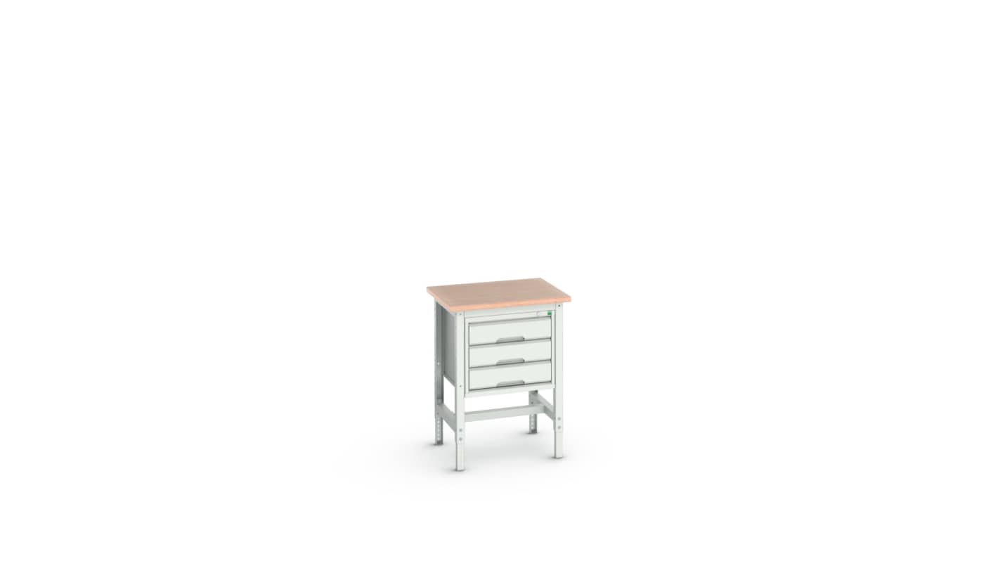 Bott Steel Workbench, 200kg Max Load, Adjustable Height, 930mm x 600mm x 700mm