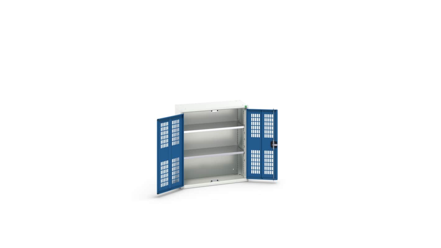 Bott 2 Door Sheet Steel Cupboard, 800 x 350 x 900mm