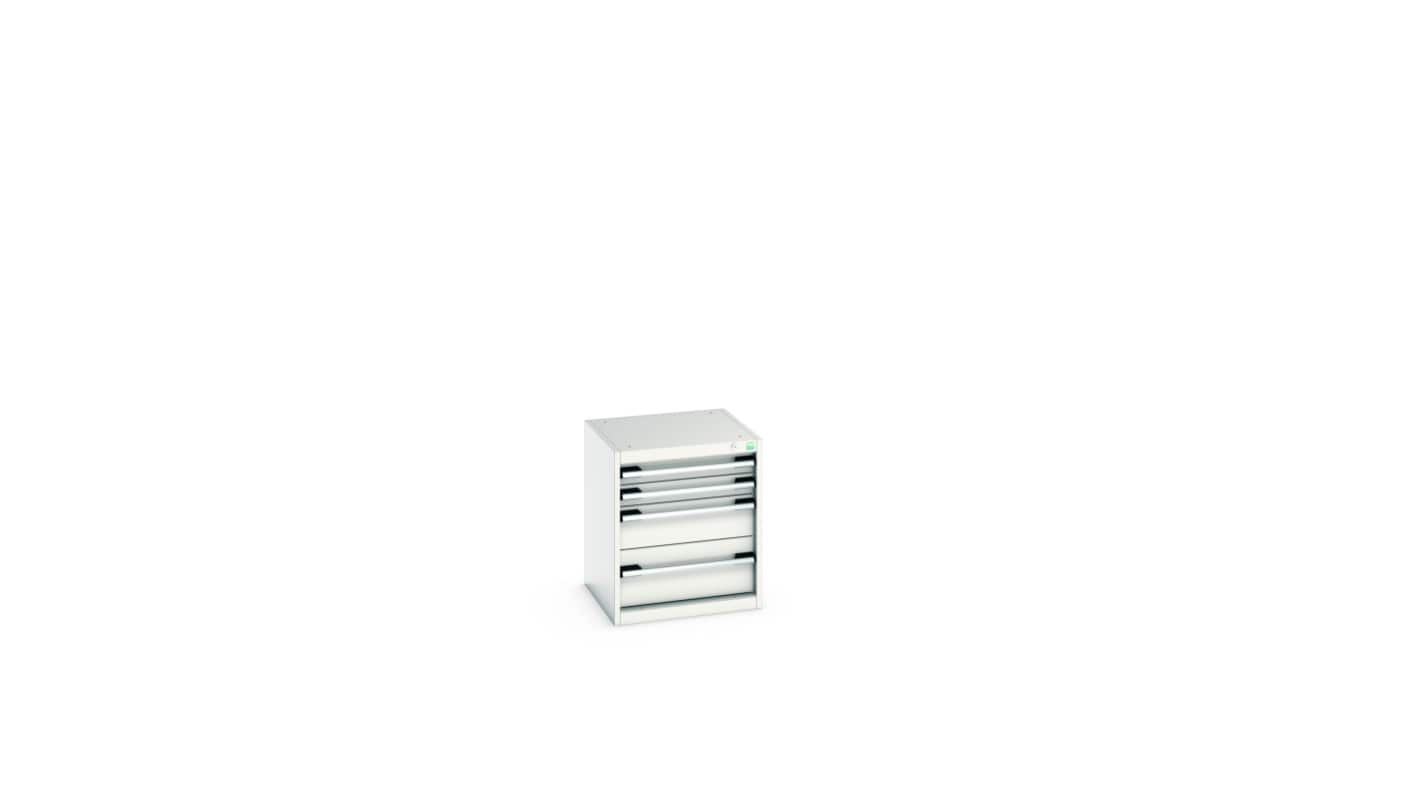 Bott 4 Cabinet, Steel, 600mm x 525mm x 525mm, Light Grey