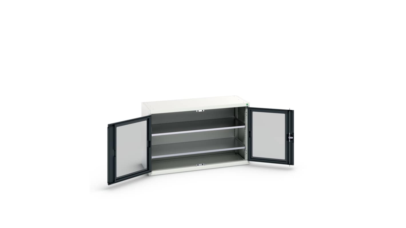 Bott 2 Door Sheet Steel Cupboard, 1300 x 550 x 800mm
