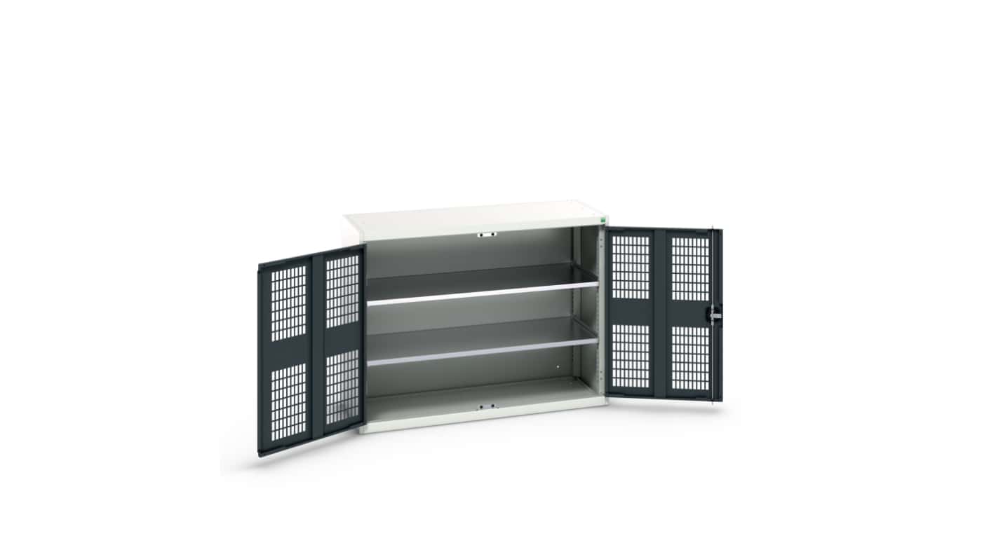 Bott 2 Door Sheet Steel Cupboard, 1300 x 550 x 1000mm