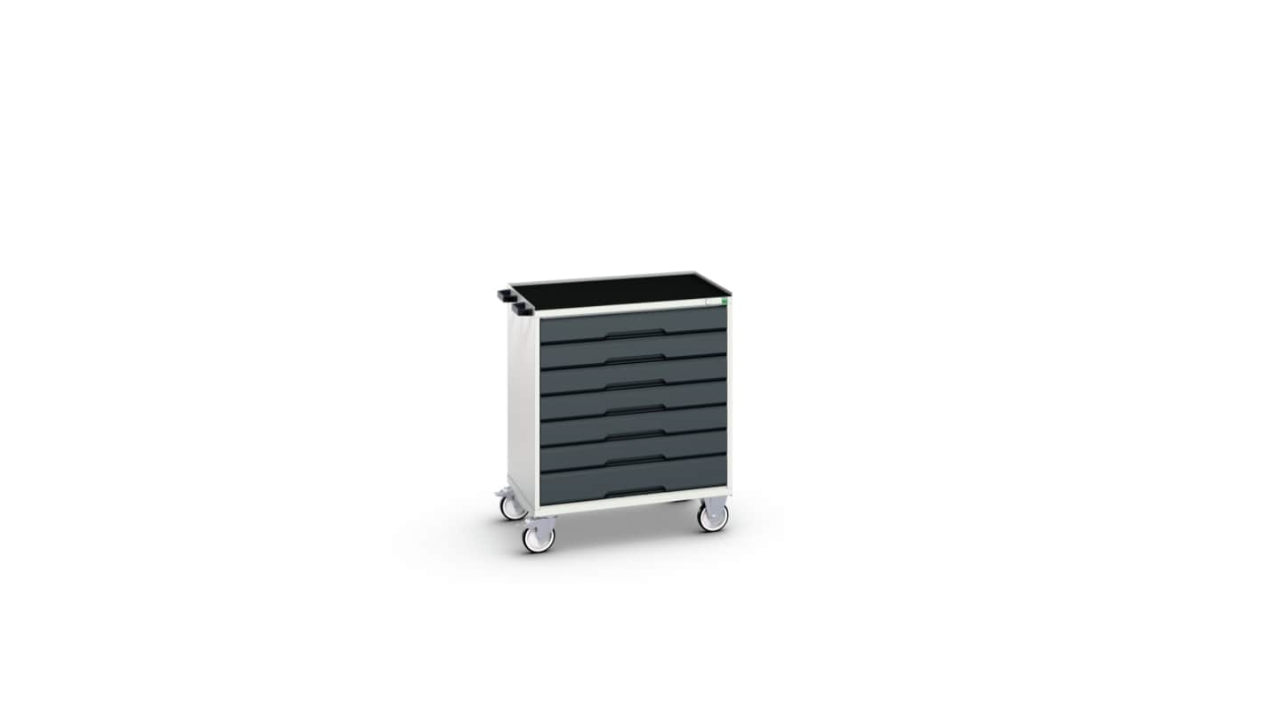 Bott, 7 Drawer Sheet Steel Floor Standing Cabinet, 800 x 550 x 965mm