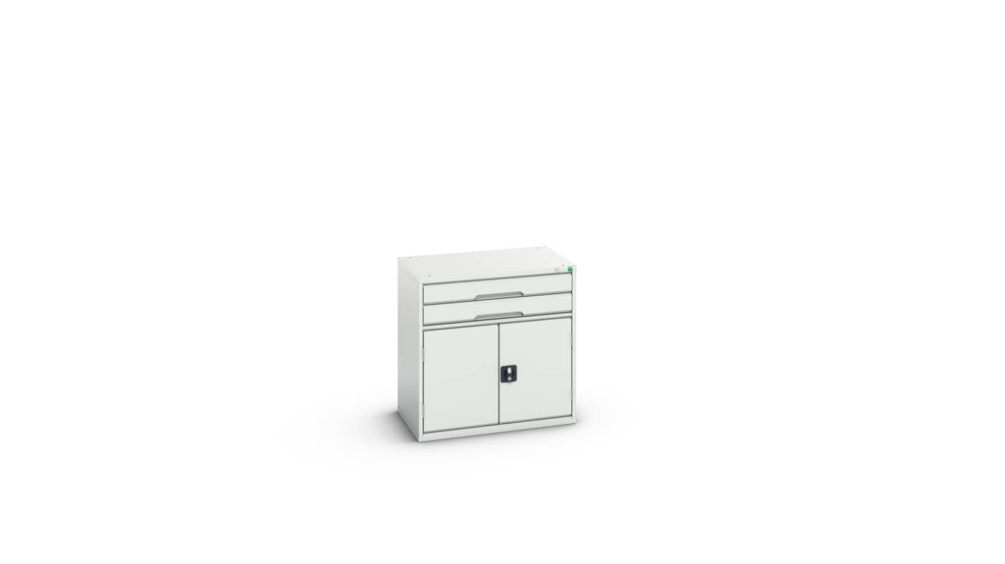 Bott 2 Cabinet, Steel, 800mm x 800mm x 550mm, Light Grey