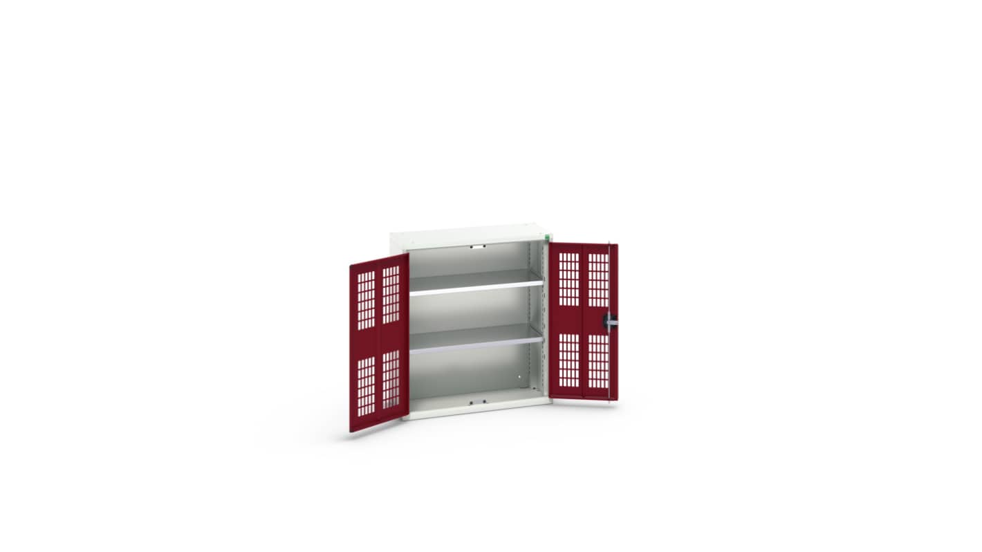Bott 2 Door Sheet Steel Cupboard, 800 x 350 x 900mm