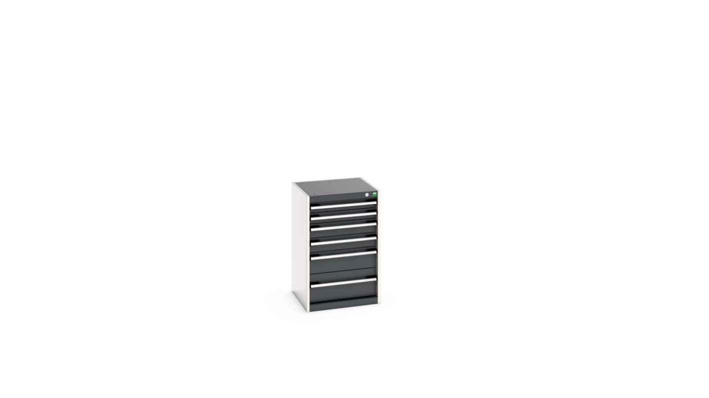 Bott 6 Cabinet, Steel, 800mm x 525mm x 525mm, Anthracite Grey, Light Grey