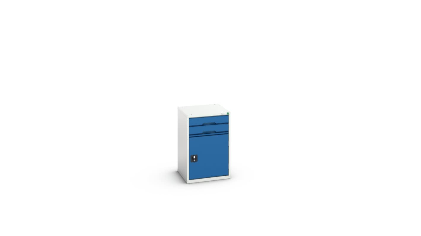 Bott 2 Cabinet, Steel, 800mm x 525mm x 550mm, Blue, Light Grey