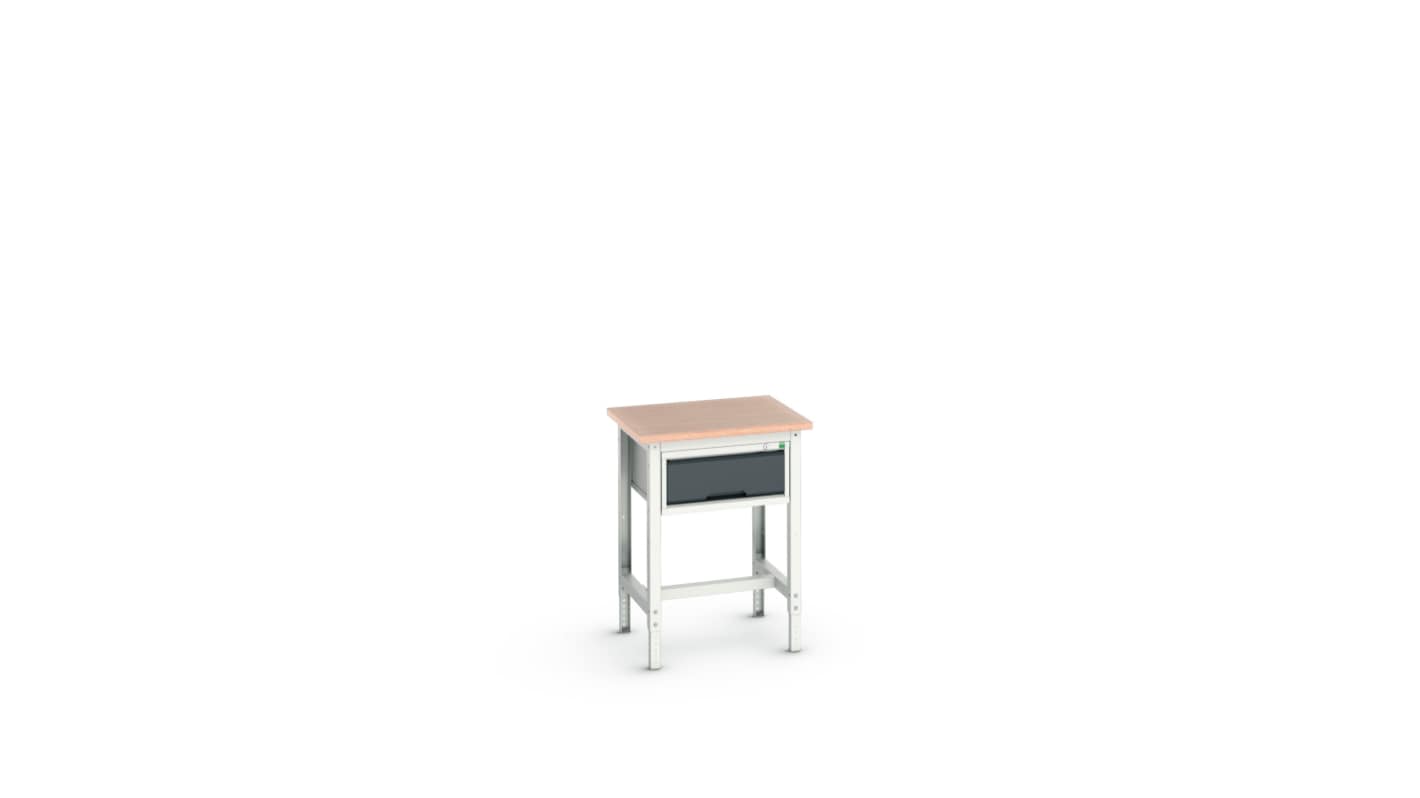 Bott Steel Workbench, 200kg Max Load, Adjustable Height, 930mm x 600mm x 700mm