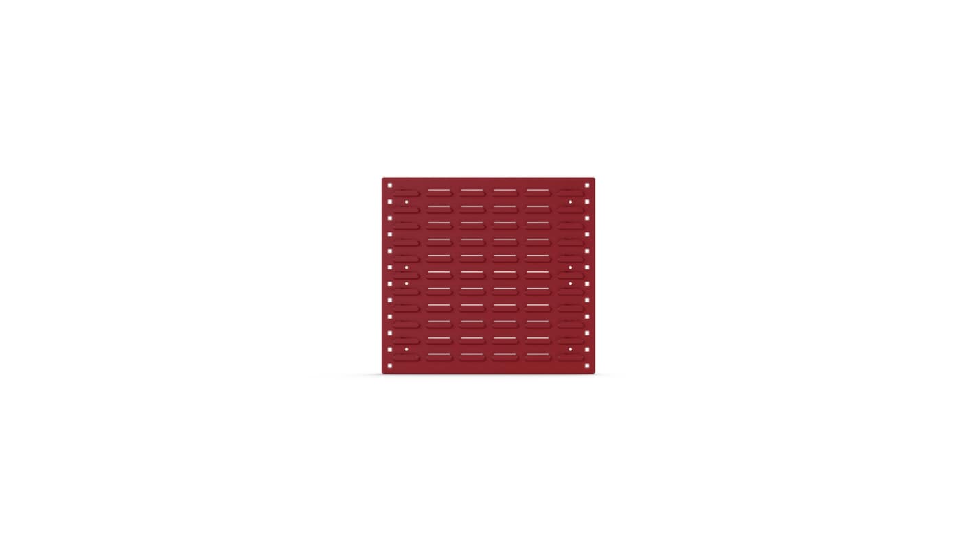 Bott Steel Louvre Panel Storage Unit, 19mm x 495mm x 457mm, Red