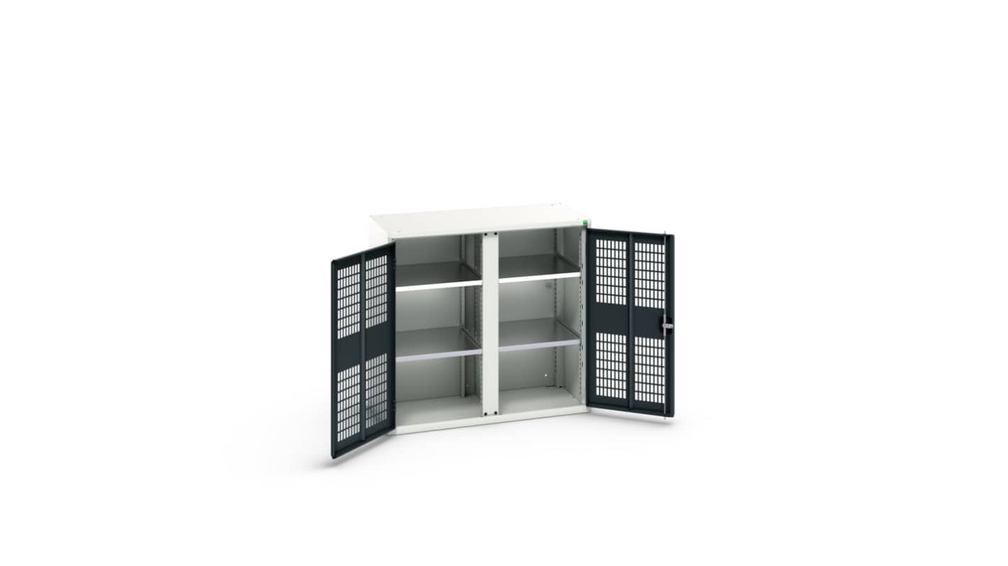 Bott 2 Door Sheet Steel Cupboard, 1050 x 550 x 1000mm