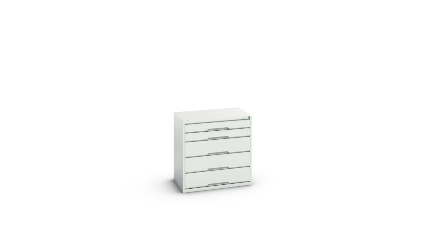 Bott 5 Cabinet, Steel, 800mm x 800mm x 550mm, Light Grey
