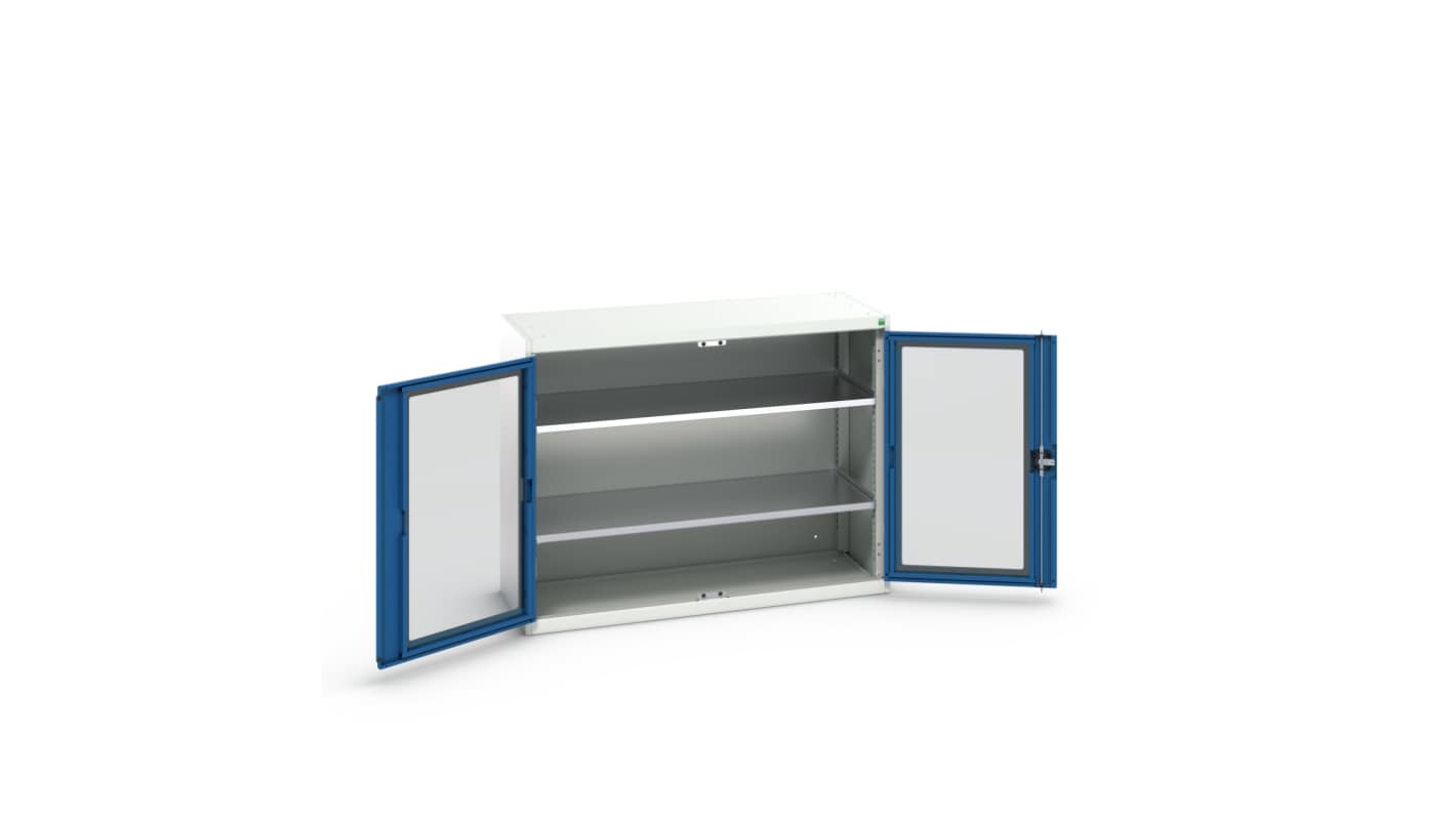 Bott 2 Door Sheet Steel Cupboard, 1300 x 550 x 1000mm