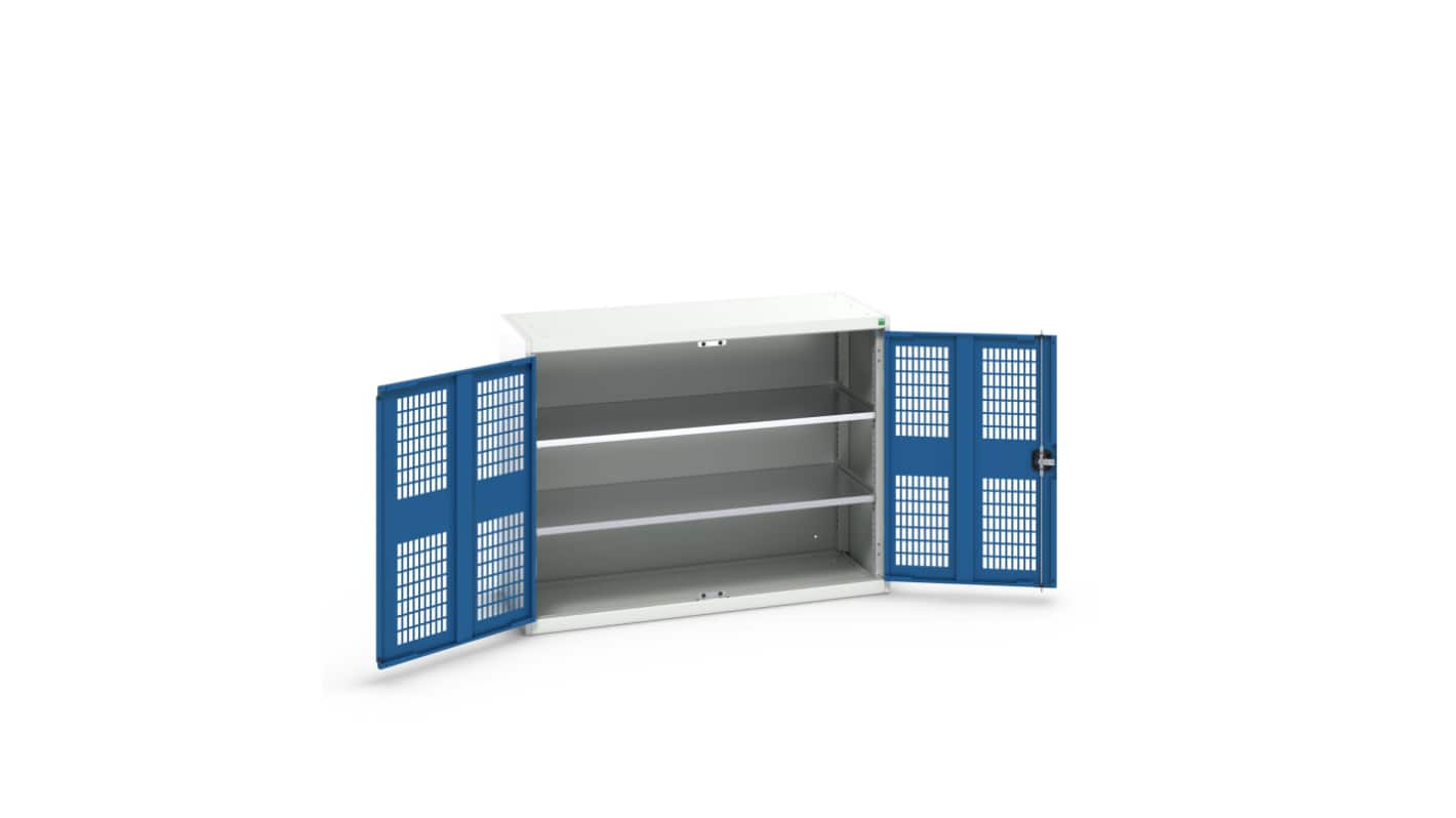 Bott 2 Door Sheet Steel Cupboard, 1300 x 550 x 1000mm