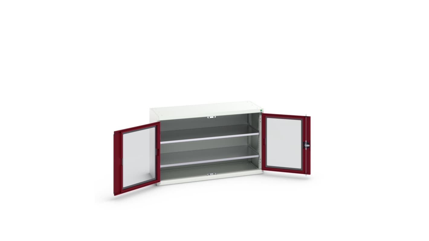 Bott 2 Door Sheet Steel Cupboard, 1300 x 550 x 800mm