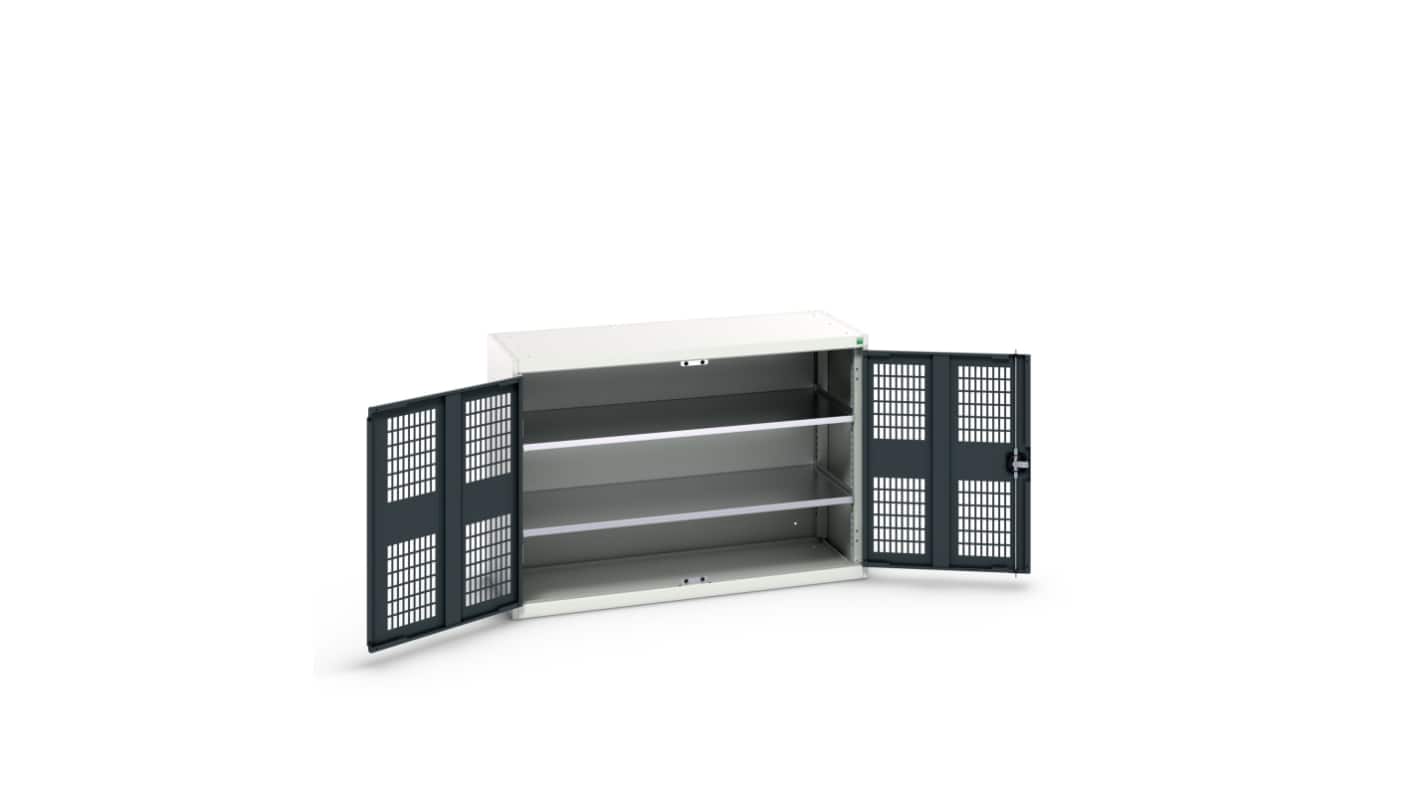 Bott 2 Door Sheet Steel Cupboard, 1300 x 550 x 900mm