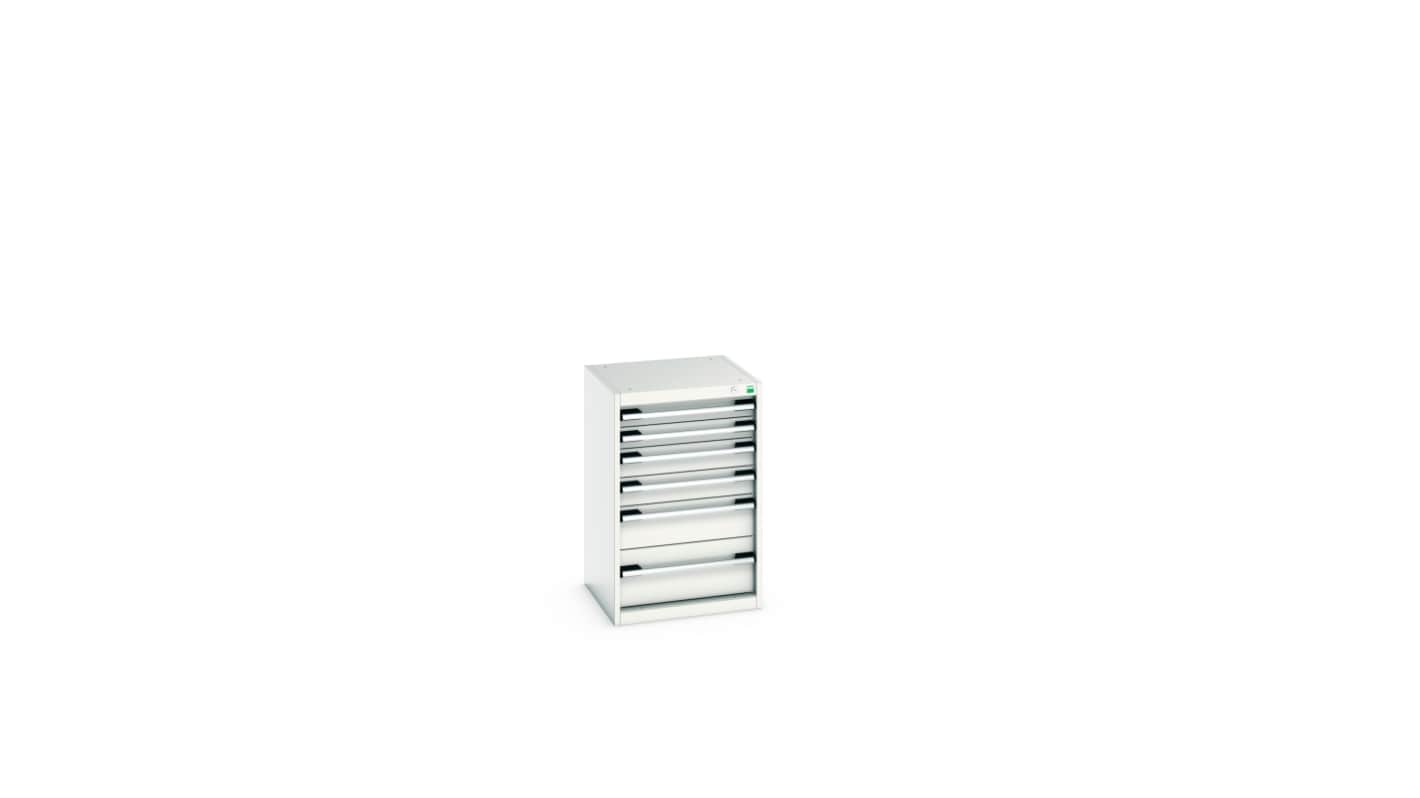 Bott 6 Cabinet, Steel, 800mm x 525mm x 525mm, Light Grey