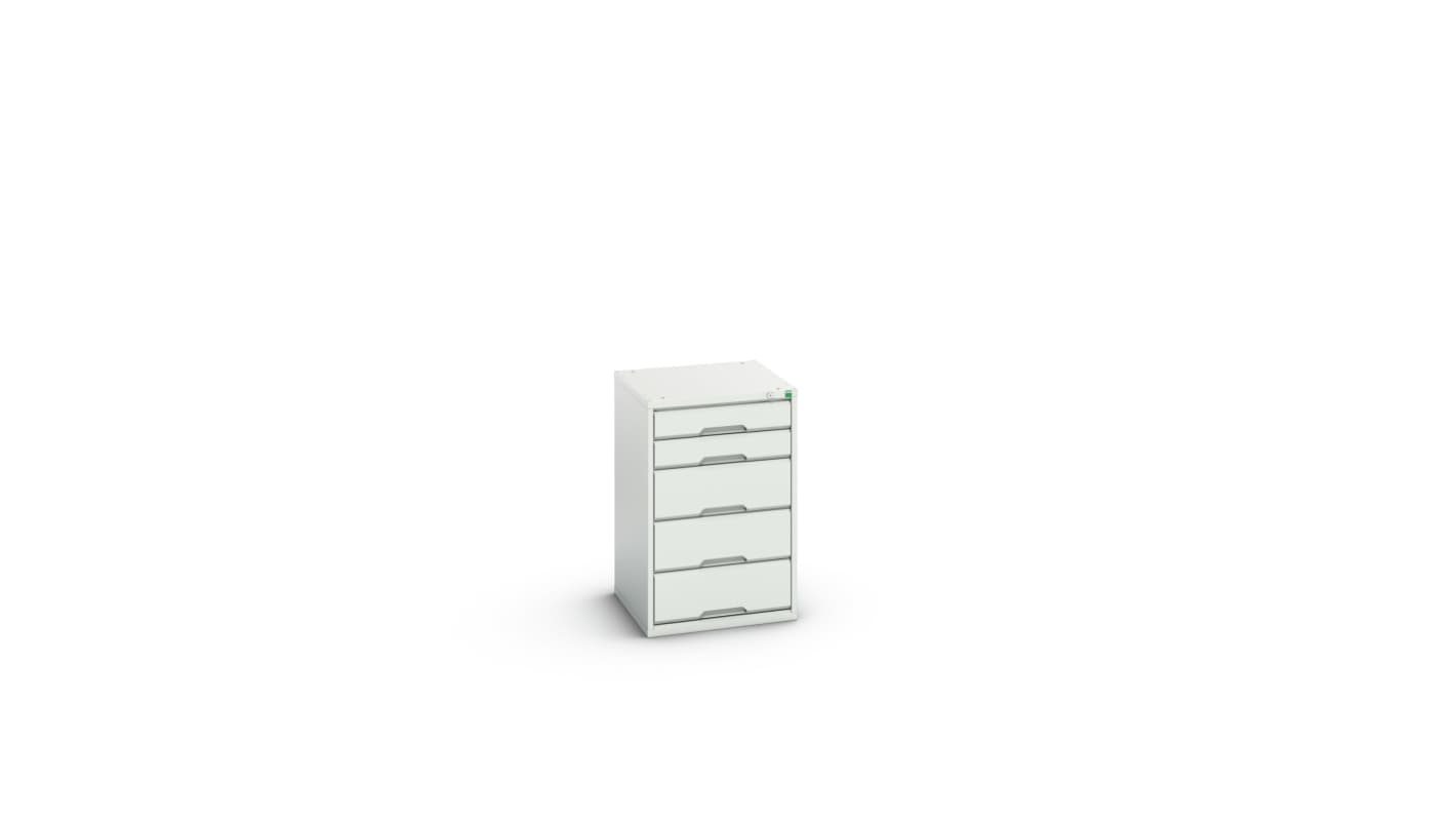 Bott 5 Cabinet, Steel, 800mm x 525mm x 550mm, Light Grey