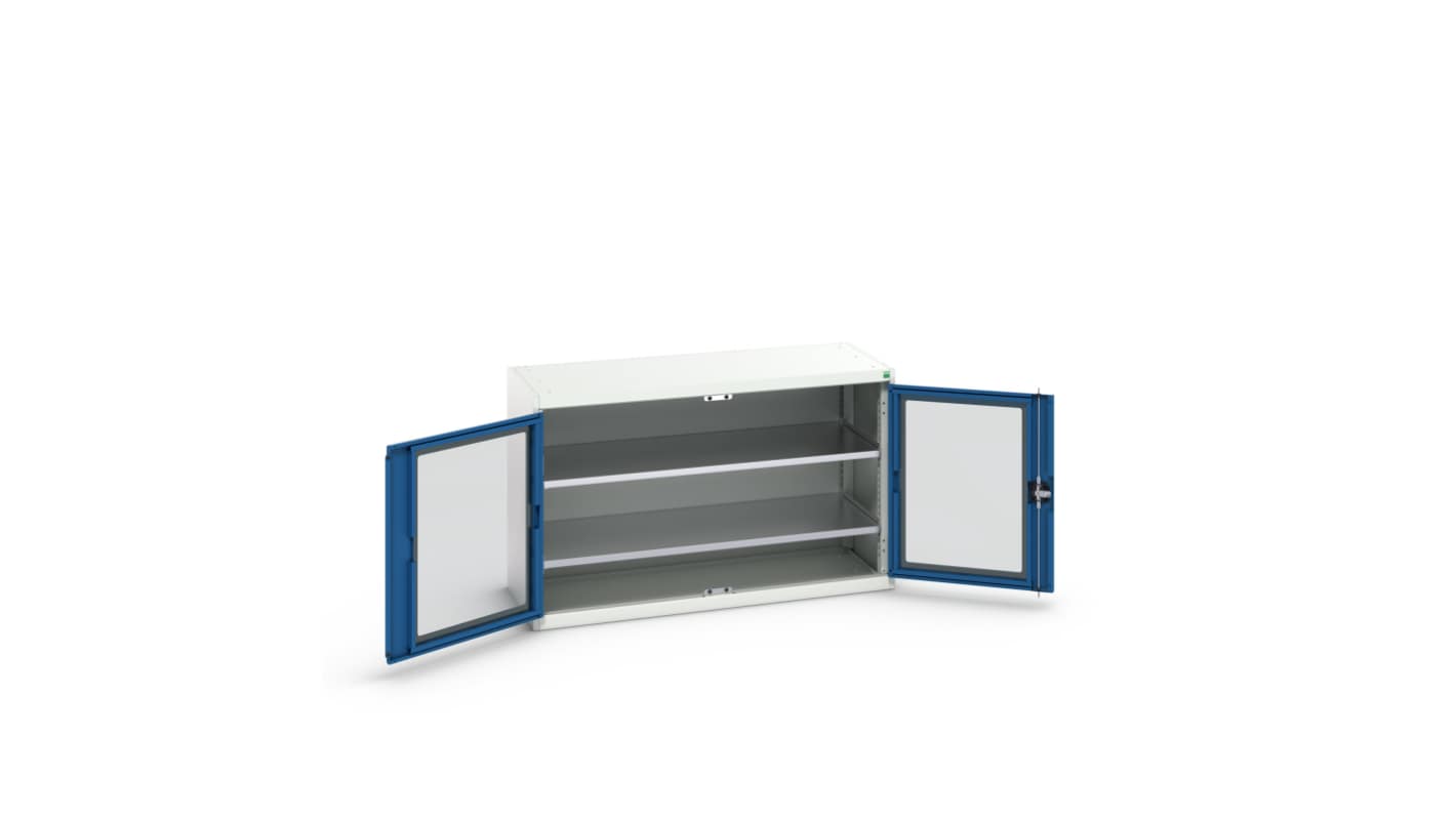 Bott 2 Door Sheet Steel Cupboard, 1300 x 550 x 800mm