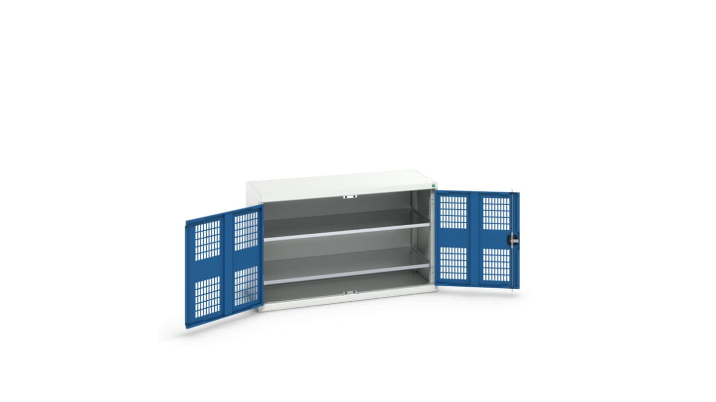 Bott 2 Door Sheet Steel Cupboard, 1300 x 550 x 800mm